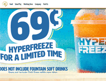 Tablet Screenshot of cumberlandfarms.com